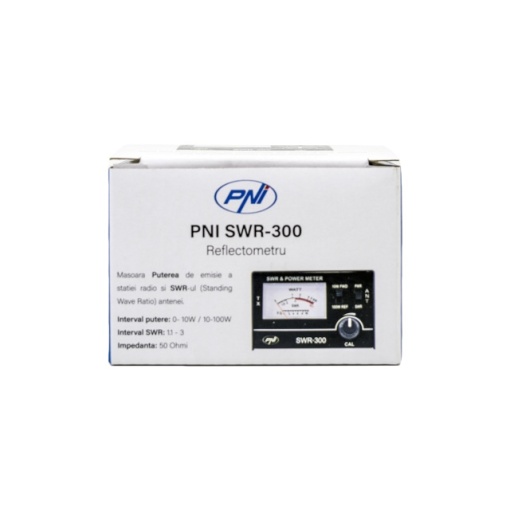 Reflectometru PNI SWR-300 PWR-SWR Meter, pentru masurare SWR antene radio in frecventa 26-30Mhz si putere statii radio CB - Img 7