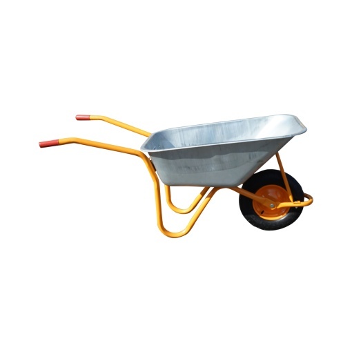 Roaba metalica cu intarituri si roata din metal 85L 875x595x275mm Thor - Img 5