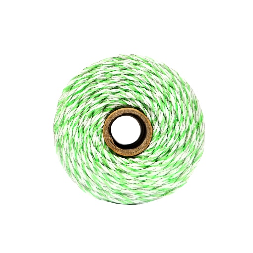 Rola fir verde-alb fi 3mm 3x0.2mm inox, 1x0.25 cupru 0.45 Ohm/m, 250m gard electric Breckner Germany - Img 4