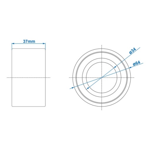 Rulment compact 34/64x37mm universal - Img 6