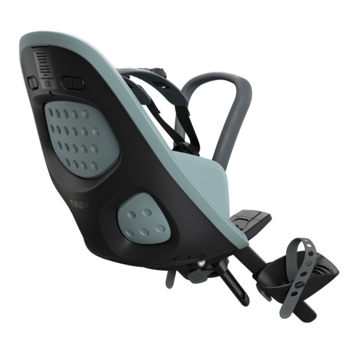 Scaun pentru copii, cu montare pe bicicleta in fata - Thule Yepp 2 Mini Front mounted, Mid Blue - Img 3
