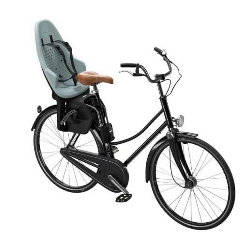 Scaun pentru copii, cu montare pe bicicleta in spate - Thule Yepp 2 Maxi Frame mounted, Alaska Blue - Img 4