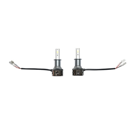 Set 2 becuri auto LED H3, 27W, 12V lumina alb rece - Img 3