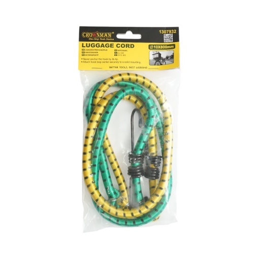 Set 2 corzi elastice cu carlige 10x800mm pentru ancorare marfa Crownman - Img 2
