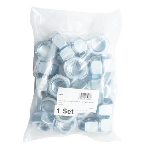 Set 25 piulite hexagonale M30 DIN 934-8.8 - Img 2