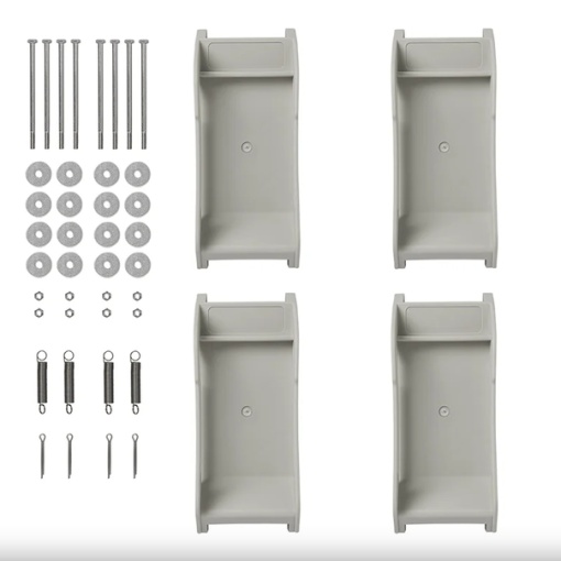 Set 4 picioare stabilizare cu arc pentru rulota 25.5 cm x 10.5 cm - Img 4