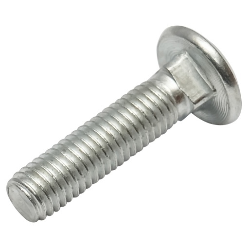 Set 50 buc surub zincat pentru plug DIN 603 M10x40mm - Img 2