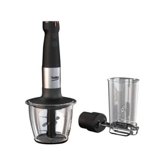 Set blender de mana Beko HBA81762BX, 750W, 12 trepte de viteza +Turbo, 1 l, 5, negru/argintiu - Img 8