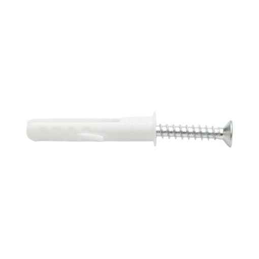 Set diblu universal din plastic alb 8x40mm cu surub 5x40mm 50 buc/set - Img 5