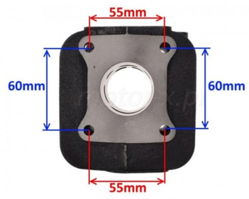 Set motor scuter 2T 50cc Kymco (cu muzicuta pe cilindru) AC - Img 3
