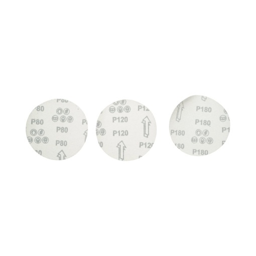 Set slefuire si polisare 125mm Velcro, bureti polisare, pad lana, pad abraziv, discuri abrazive P80, P120, P180, adaptor M14 pentru polizor unghiular si bormasina 9 piese Breckner Germany - Img 8