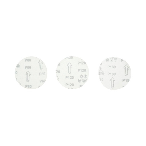 Set slefuire si polisare 125mm Velcro, bureti polisare, pad lana, pad abraziv, discuri abrazive P80, P120, P180, adaptor M14 pentru polizor unghiular si bormasina 9 piese Breckner Germany - Img 8