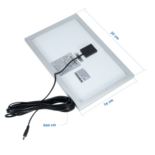 Sistem solar fotovoltaic PNI GreenHouse H01 30W cu acumulator 12V/7Ah, USB/Radio/MP3, 2 becuri LED - Img 8