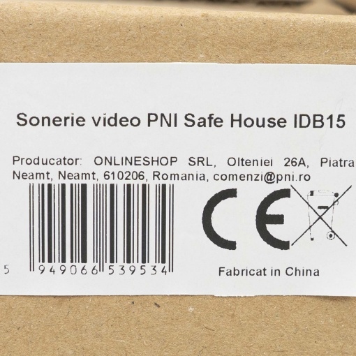 Sonerie video PNI Safe House IDB20, 2 MP, ONVIF, detectie miscare, detectie umana, slot card micro SD, iesire yala electromagnetica, audio bidirectional, compatibila cu soneria interioara PNI SN15 - Img 7