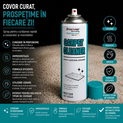 Spray curatare covoare 650ml Breckner Germany - Img 2