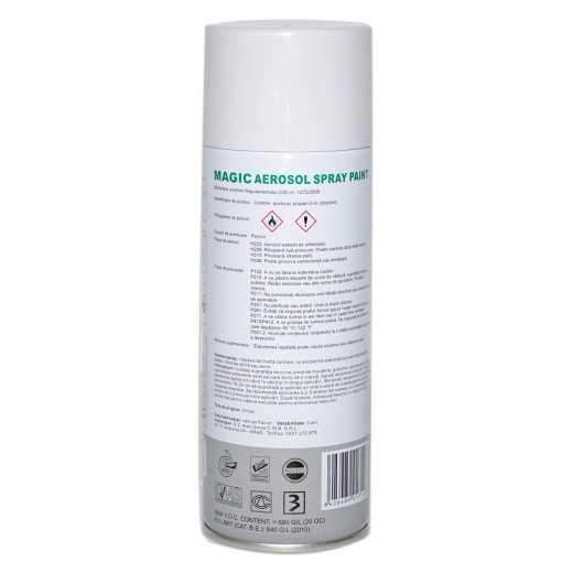 Spray vopsea Magic alb boreal - nova 450 ml - Img 3