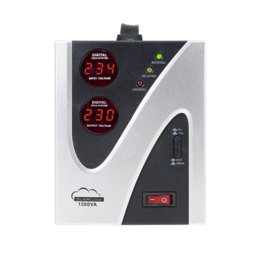 Stabilizator de tensiune SilverCloud 1500VA 900W 6.8A - Img 7