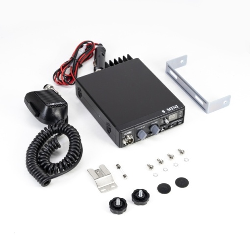 Statie radio CB CRT S Mini Dual Voltage, 12/24V, 4W, cu ASQ, AM-FM - Img 3