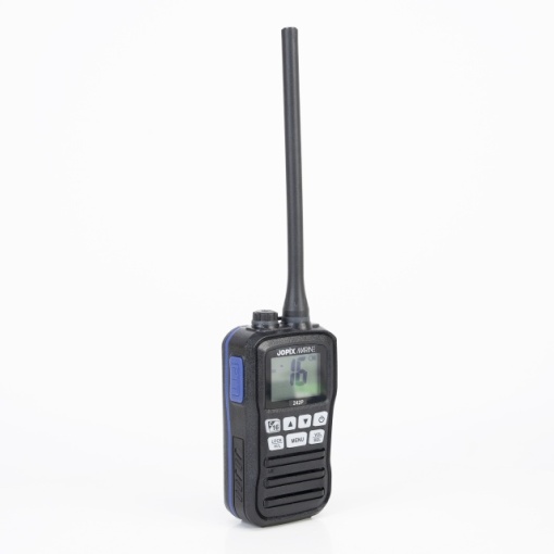 Statie radio maritima portabila JOPIX MARINE 242P, 156.000-162.000 Mhz, Scan, ASQ, Dual-Tri Watch, acumulatori AAA inclusi - Img 5