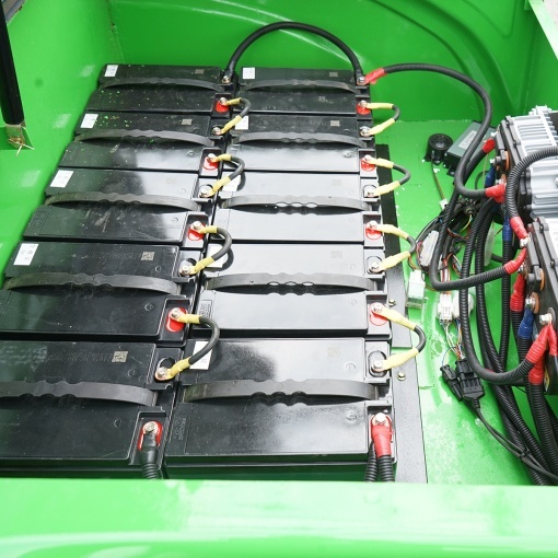 Stivuitor electric 2.5T, baterie 80V/500Ah, inaltime ridicare 3m - Img 11