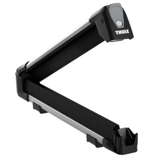 Suport 2 perechi schiuri Thule SnowPack 7322 cu prindere pe bare transversale aluminiu cu profil T - Img 2