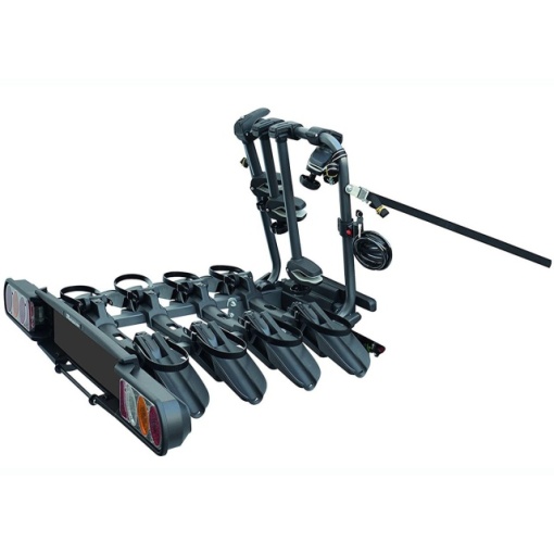 Suport biciclete Peruzzo Pure Instinct 708/4 cu prindere pe carligul de remorcare - pentru 4 biciclete - Img 2