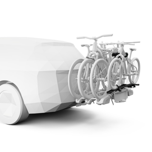 Suport biciclete Thule EasyFold 3 cu prindere pe carligul de remorcare - pentru 3 biciclete - Img 4