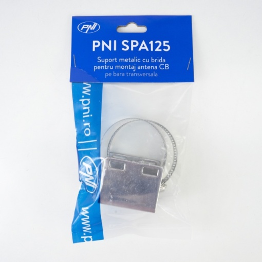 Suport metalic PNI SPA125, cu brida metalica, pentru montaj antena pe bara transversala - Img 7