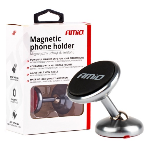 Suport telefon fixare cu adeziv pe bord, magnetic - Img 4