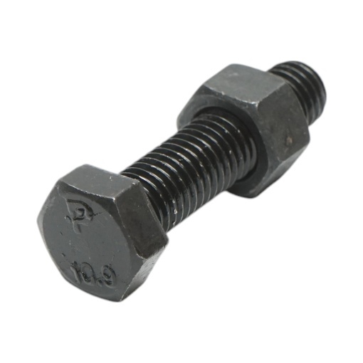Surub cu piulita pentru DISHG67 dinte central cupa JCB M12x50mm - Img 4