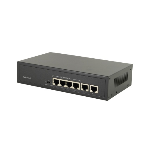 Switch POE PNI SWPOE142 cu 4 porturi POE si 2 porturi 100Mbps, 1.2 Gbps - Img 4