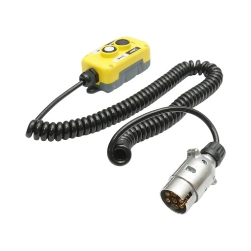 Telecomanda industriala cu 2 comenzi, cablu spiral si fisa priza 7 pini Breckner Germany - Img 2