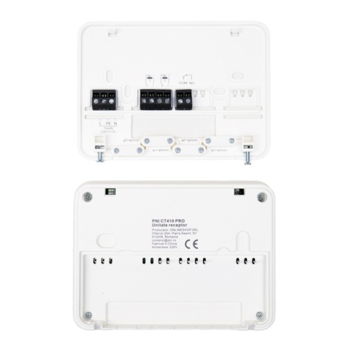Termostat inteligent PNI CT410 PRO fara fir, cu WiFi, control 2 zone prin Internet, pentru centrale termice, pompe, electrovalve, APP TuyaSmart, histerezis 0.2 grade C - Img 6