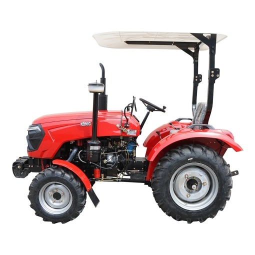 Tractor 25HP 4x4 rosu cu semicabina seria 244 - Img 3