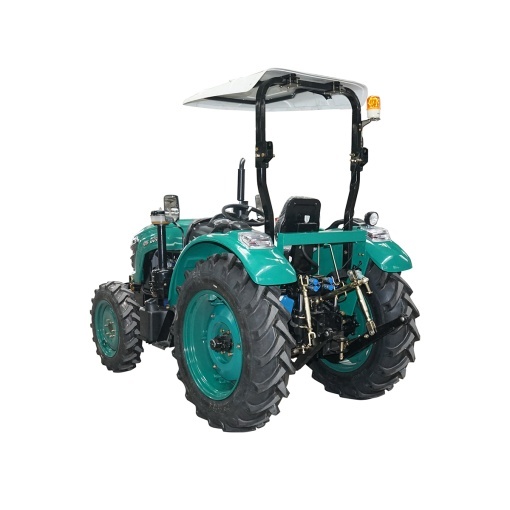 Tractor 80CP 4x4, verde cu semicabina seria 804 - Img 3