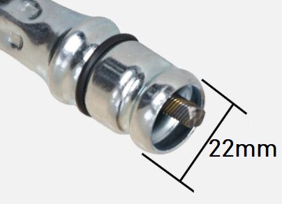 Tub flexibil pentru motocoasa 885mm (fara tija) - Img 3
