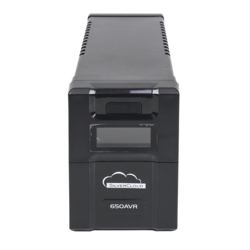 UPS SilverCloud SafePC 650AVR putere 360W ecran LCD software monitorizare PC - Img 2