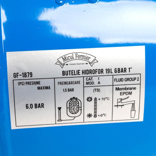 Vas expansiune hidrofor 19L - Img 3
