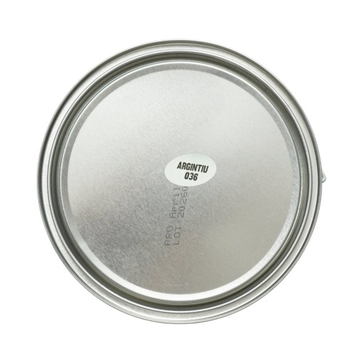 Vopsea email anticoroziva 3 in 1 argintiu 036 pe baza de solvent 3.5L, direct pe rugina, interior si exterior Breckner Germany - Img 4