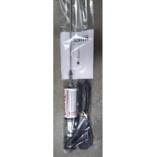 Antena CB LEMM TURBO IMPERO, alb, lungime 200 cm, castig 7dB, 26.5-28Mhz, 2500W, cablu RG58 4m, fabricata in Italia - Img 6