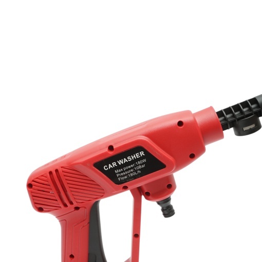 Aparat de spalat cu presiune portabil cu 2 acumulatori 20V, 2Ah Li-ion, 180W, 10 bar, debit 3 L/min, cap rotativ 6 functii, rezervor spuma 400ml - Img 9