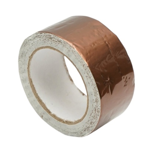 Banda butilica hidroizolanta autoadeziva 50mm x 5m cu folie de aluminiu maro RAL8003 Breckner Germany - Img 2