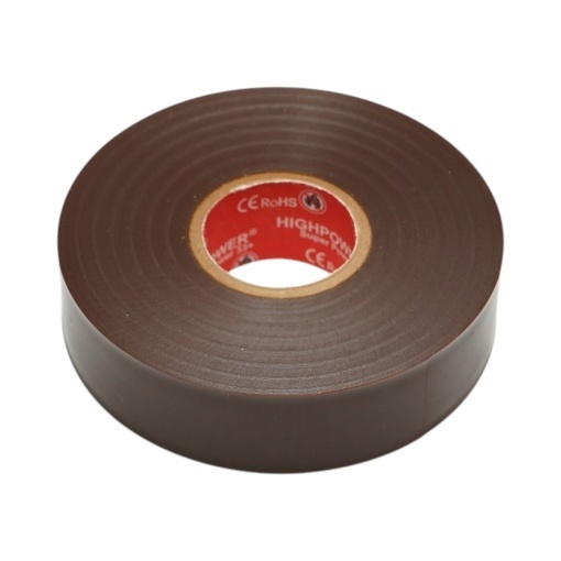 Banda izolatoare maro vinil 19mm x 20m Premium Super Power 33+ HighPower - Img 3