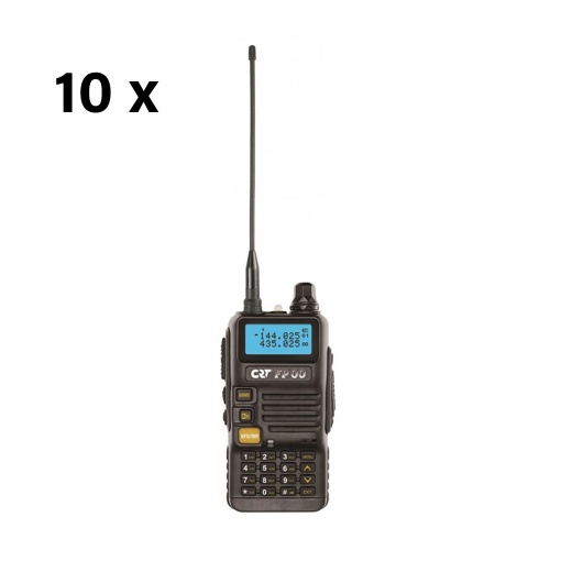 Bax 10 bucati statie radio VHF/UHF portabila CRT FP00 dual band 144-146 si 430-440 MHz negru, VOX, 128 canale, Scan, Programabila, Lanterna, FM radio 76-108 MHz, TOT, Repeater - Img 5