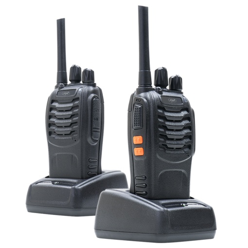 Bax cu 8 bucati kit 6 statii radio portabile PNI PMR R40 PRO acumulatori, incarcatoare si casti incluse - Img 4
