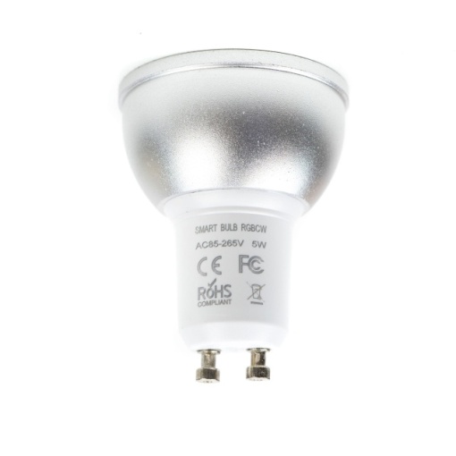 Bec inteligent PNI SafeHome PT51RG LED, GU10, WiFi, RGBW, 5W, 500 lm, lumina/culoare reglabila prin internet, Aplicatie Tuya Smart, integrare in scenarii si automatizari smart cu alte produse compati - Img 2