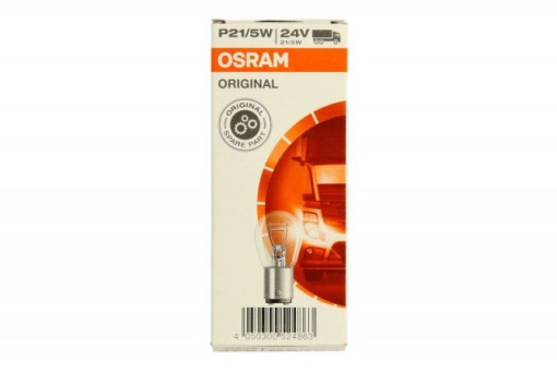Bec pozitie/frana 24V P21/5W BAY15d, OSRAM - Img 2