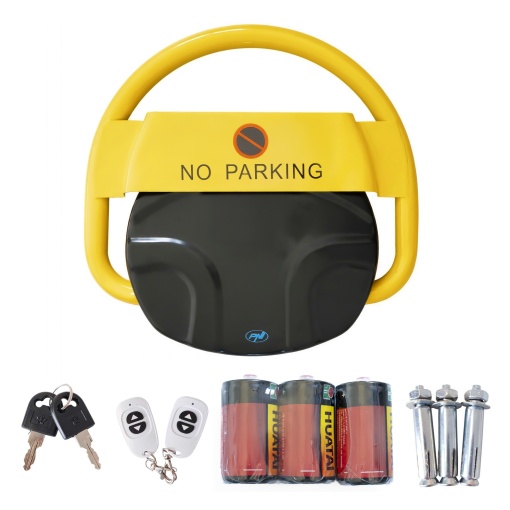 Blocator automat pentru parcare auto PNI PL10 cu telecomanda, chei si baterii - Img 3