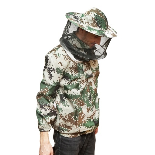 Bluza apicola tip camuflaj marimea XL cu masca protectie - Img 2