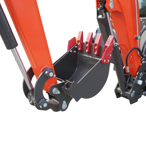 Buldoexcavator articulat compact 2.8T, motor diesel 50CP, cupa frontala si brat excavare spate THOR - Img 14